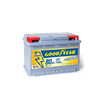 BATTERIA AUTO GOODYEAR 80AMP POWER PLUS