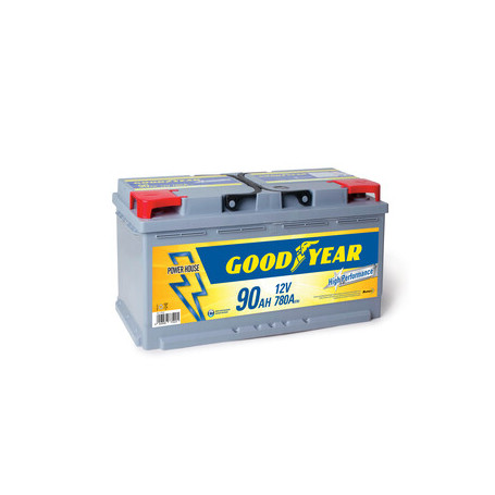 BATTERIA AUTO GOODYEAR 90AMP POWER PLUS