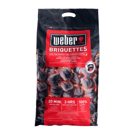 WEBER BRICCHETTI CARBONE DA 8 KG