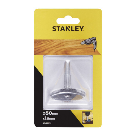 STANLEY STA66025 FRESA SCANALATURE MM.50X1