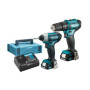 MAKITA KIT TRAPANO C\PERC + AVVIT CLX228AJ 12V CXT