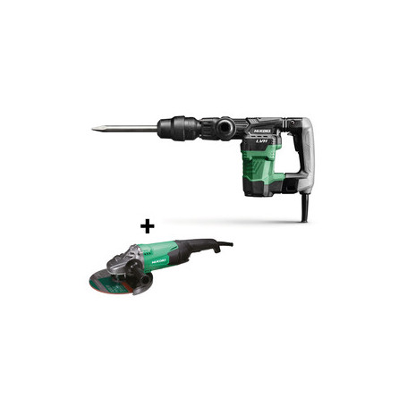 HIKOKI MARTELLO DEMOLITORE H41MB2 + SMERIGL G23ST