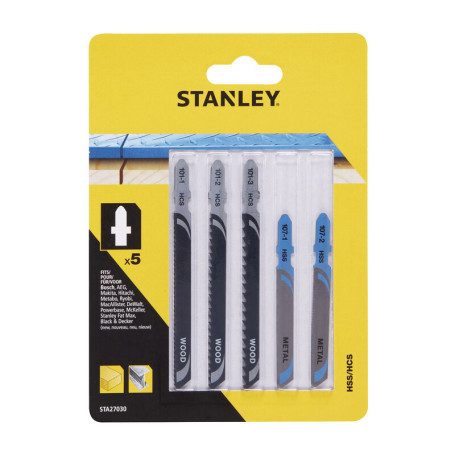 STANLEY STA27030 5 LAME LEGNO METALLO ATT T