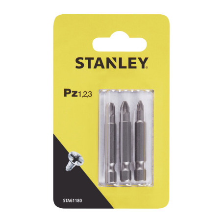 STANLEY STA61180 3 INSERTI MM.48 PZ 1-2-3
