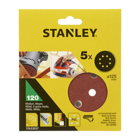 STANLEY STA32037 5 DISCHI VEL ROT ORB 125 GR 120