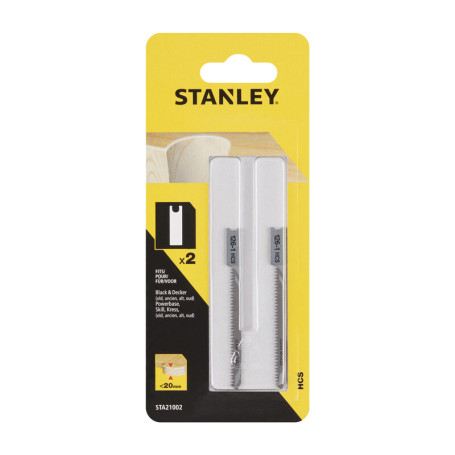 STANLEY STA21002 2 LAME LEGNO RETT.T\FINE ATT U