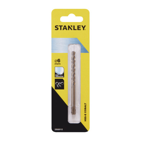 STANLEY STA50112 PUNTA AL COBALTO  6 MM