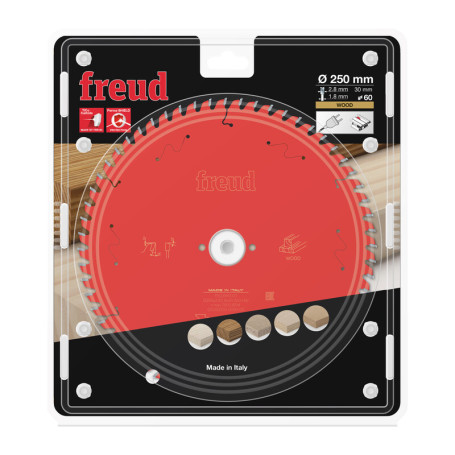 DISCO WIDIA P\LEGNO D 250 MM FORO 30 DENTI 60