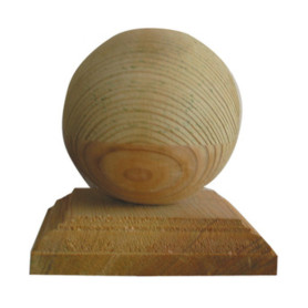 SFERA IN PINO IMPREGNATO X PALO CM. 9X9