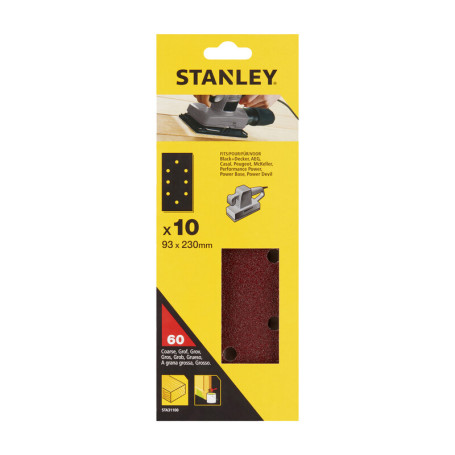 STANLEY STA31100 10 FOGLI FOR. B+D 93X230 GR 60