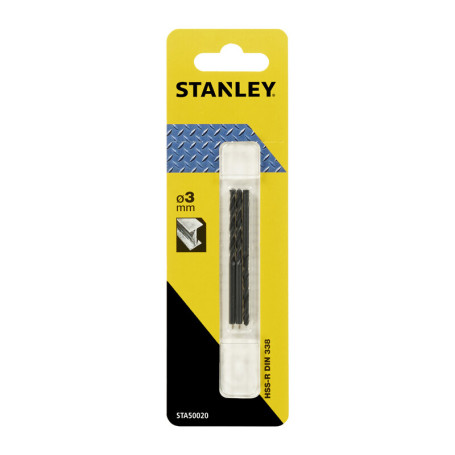 STANLEY STA50020 PUNTA HSS 3 MM 3 PZ