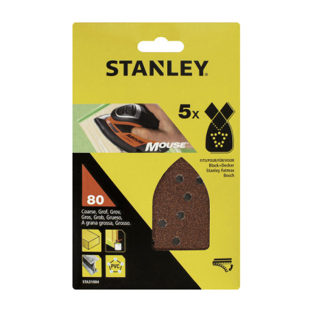 STANLEY STA31004 5 FOGLI VELCRO P\MOUSE  80 G