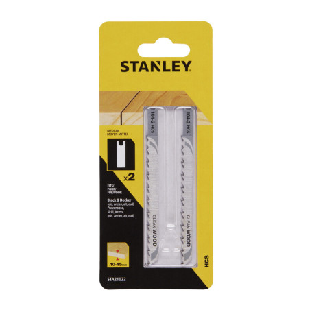 STANLEY STA21022 2 LAME LEGNO T\MEDIO ATT U