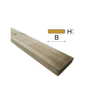 LISTONE P\PAVIMENTO PINO IMPREGN 19X93X2400 MM