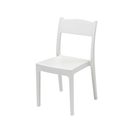 SEDIA POLIPROPILENE FIBRA VETRO VESTA BIANCO