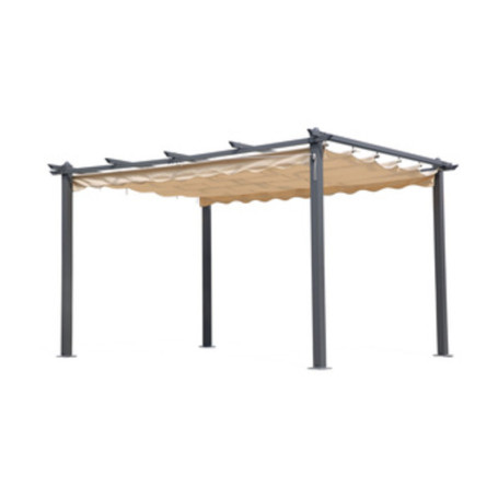 PERGOLA IN ALLUMINIO C\TELO RETRATTILE 3X4 M 2018