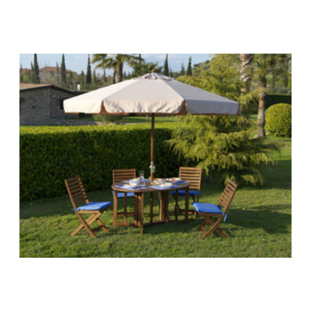 C OMBRELLONE IN LEGNO PALO 38 CUBA 200X300CM