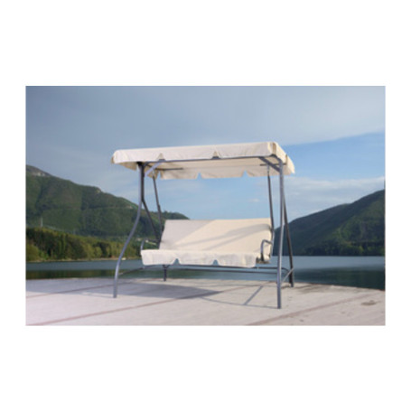 C DONDOLO BREZZA ACCIAIO A 3 POSTI