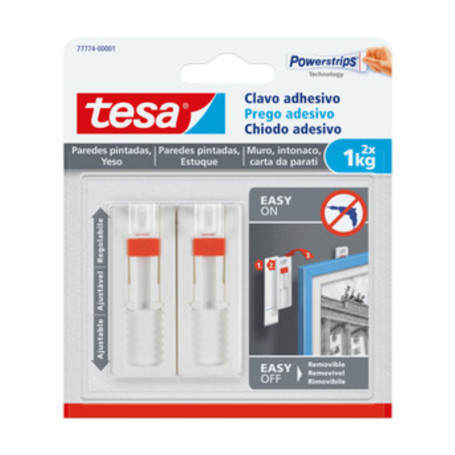 GANCIO ADESIVO TESA POWERSTRIPS QUADRO REG 2 PZ