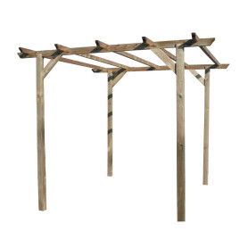 PERGOLA IN LEGNO IMPREGNATO 300X300XH247 CM