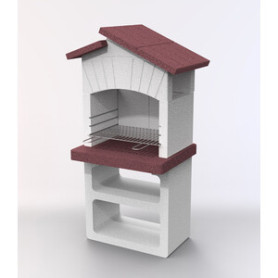 BARBECUE IN MURATURA  68X58X156 CM ELBA