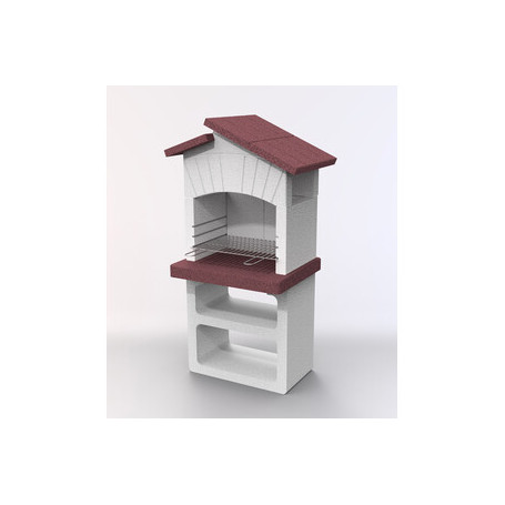 BARBECUE IN MURATURA  68X58X156 CM ELBA