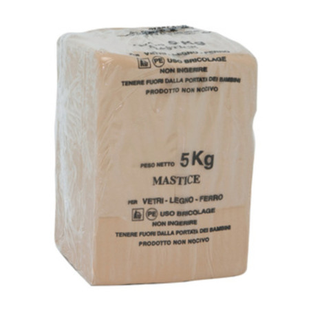 MASTICE P\VETRI BIANCO DA 5 KG