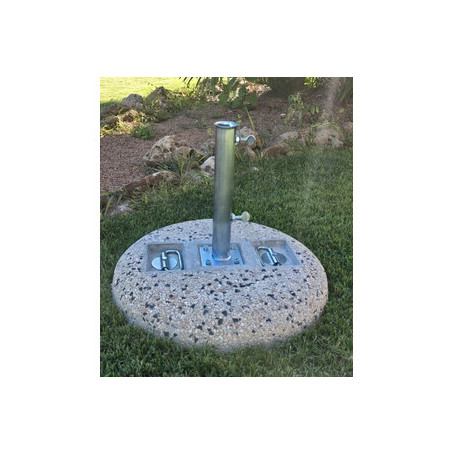 BASE P\OMBRELLONE IN CEMENTO C\MANIGLIE 35 KG