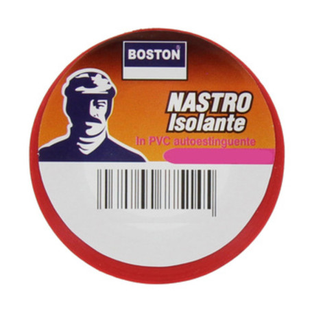 BOSTON NASTRO ISOLANTE ROSSO 15MMX10M