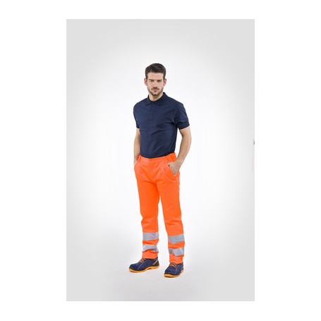 PANTALONE ALTA VISIBILIT ARANCIO TG. XL