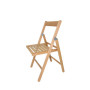 SEDIA PIEGHEVOLE IN LEGNO VERNICIATO NOCE