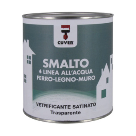 SMALTO ALLACQUA VETRIFICANTE CUVER TRASP SAT 750 ML