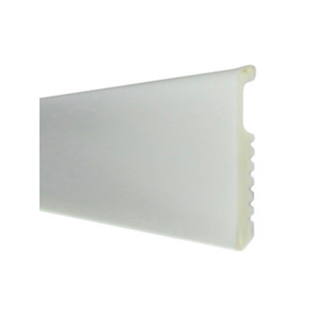 BATTISCOPA 75X8 POLISTIRENE LISCIO 200 CM BIANCO