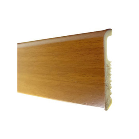 BATTISCOPA 75X8 POLISTIRENE LISCIO 200 CM FAGGIO