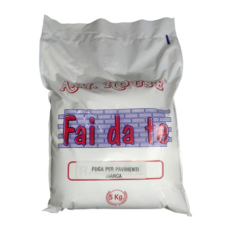 FUGA P\PAVIMENTI BIANCO DA 5 KG