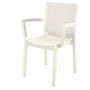 POLTRONA PANAREA CONFORT RATTAN BIANCO