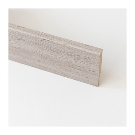 BATTISCOPA  80X14 MM MDF 240 CM ROVERE GRIGIO