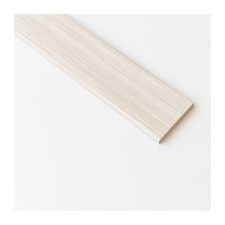 COPRIFILO 70X10 MM MDF 240 CM ROVERE SBIANCATO R6