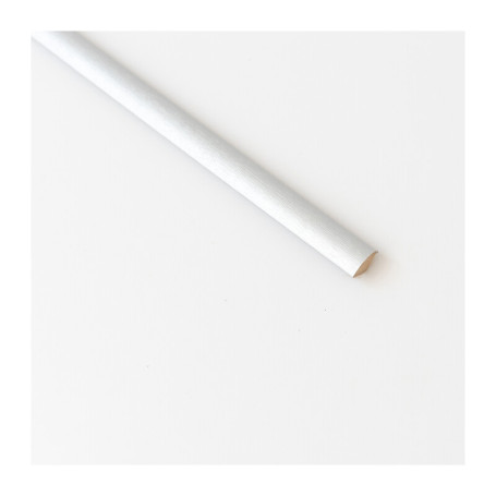 QUARTO DI TONDO 14X14 MM MDF 240 CM ALLUMINIO