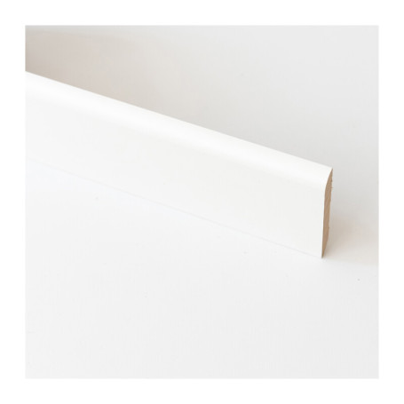 BATTISCOPA  70X10 MM MDF 240 CM BIANCO