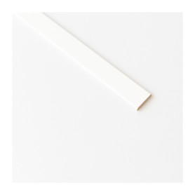 PIATTINA 30X6 MM MDF 240 CM BIANCO