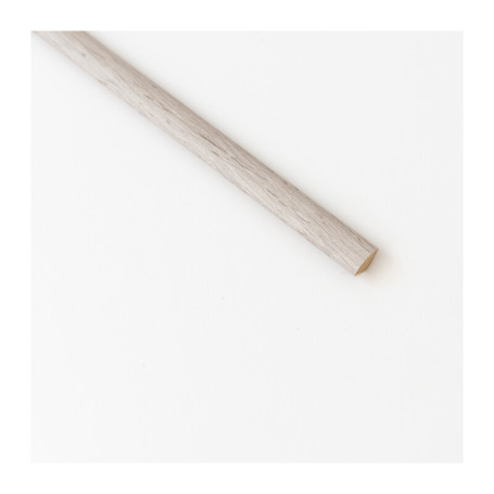 QUARTO DI TONDO 14X14 MM MDF 240 CM ROVERE GRIGIO