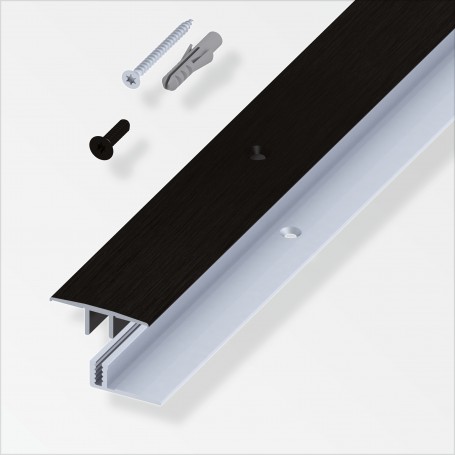 RACCORDO A T X PARQUET NERO SPAZZOLATO CM.100