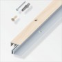 RACCORDO BALCONE X PARQUET ROV\CREMA CM.100