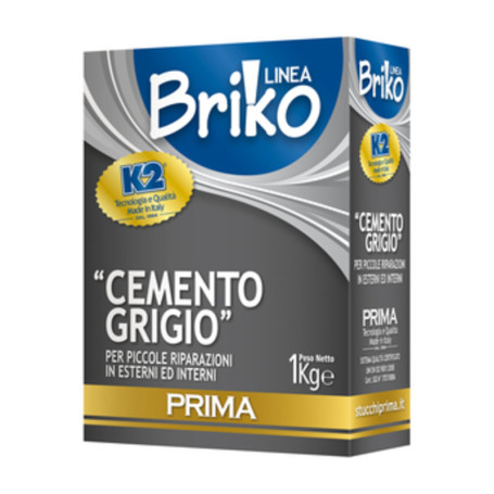 LINEA BRIKO CEMENTO GRIGIO DA  1 KG