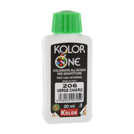 COLORANTE KOLOR ONE 20 ML VERDE CHIARO 206