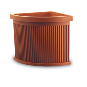 VASO IN PLASTICA IONIO C\SOTTOVASO