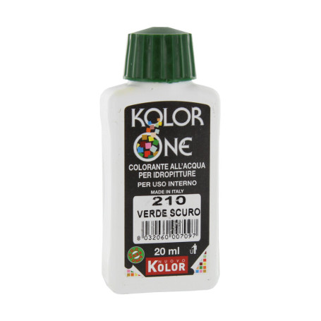 COLORANTE KOLOR ONE 20 ML VERDE SCURO 210