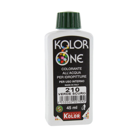 COLORANTE KOLOR ONE 45 ML VERDE SCURO 210