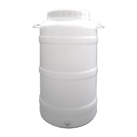 FUSTO HDPE BOCCA LARGA 50 L PREDISP RUBINETTO 3\4